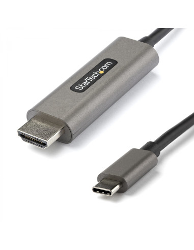 StarTech.com Cable 4m USB C a HDMI 4K de 60Hz con HDR10 - Adaptador