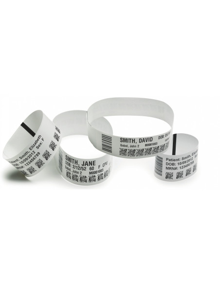 Zebra Z-Band UltraSoft Wristband Blanco