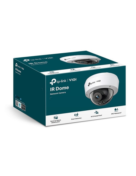 CAMARA IP TP-LINK VIGI DOMO INTERIOR/EXTERIOR 3MP 4MM IR 30M IP67/IK10 POE