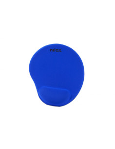 Nilox Alfombrilla ergonómica de color azul de