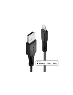 Lindy 31290 cable de conector Lightning 0,5 m Negro
