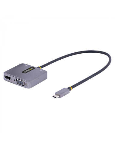 StarTech.com Adaptador de Vídeo USB C, Adaptador Multipuertos USB