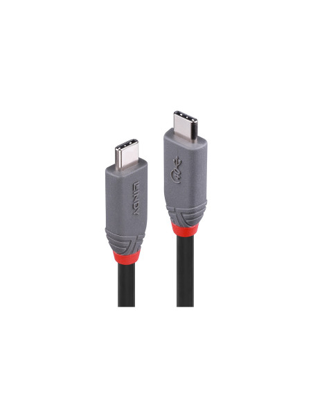 Lindy 36947 cable USB USB4 Gen 3x2 0,8 m USB C Negro