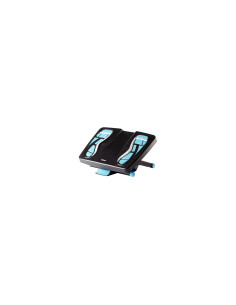 Fellowes 8068001 soporte para el apoyo de pies Azul, Carbón vegetal, 2