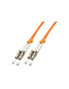 Lindy 46481 Cable de fibra óptica e InfiniBand 2 m LC Naranja