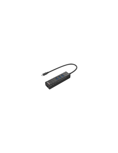 Lindy 43249 hub de interfaz USB 3.2 Gen 1 (3.1 Gen 1) Type-C 5000