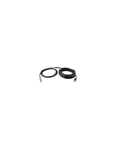 Lindy 42762 cable USB USB 2.0 15 m USB A USB B 0,48 Gbit/s Negro, Rojo