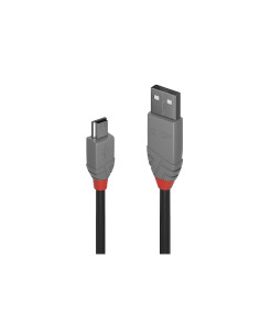 Lindy 36724 cable USB USB 2.0 3 m USB A Mini-USB B 0,48 Gbit/s Negro