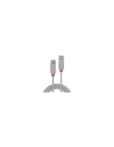 Lindy 36714 cable USB USB 2.0 3 m USB A 0,48 Gbit/s Gris