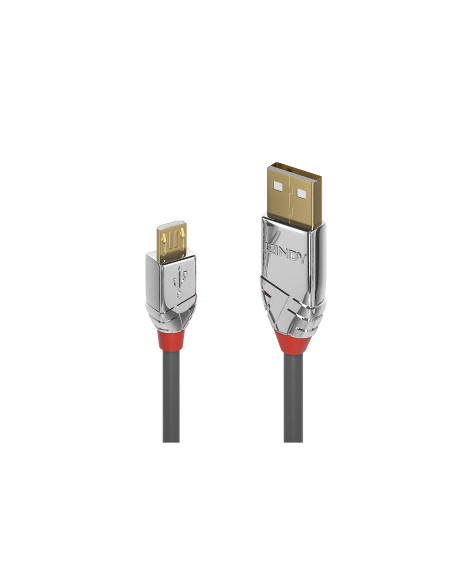 Lindy 36654 cable USB USB 2.0 5 m USB A Micro-USB B 0,48 Gbit/s Gris