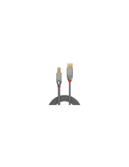 Lindy 36642 cable USB USB 2.0 2 m USB A USB B 0,48 Gbit/s Gris