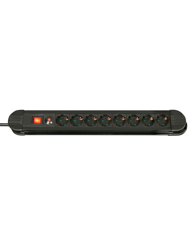 Lindy 73104 base múltiple 8 salidas AC Interior Negro