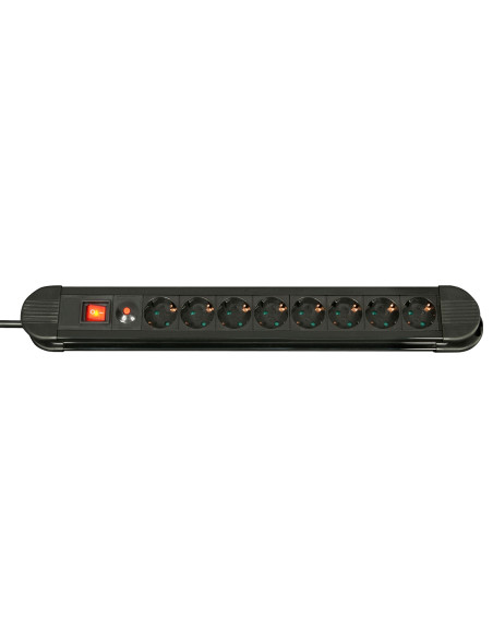 Lindy 73104 base múltiple 8 salidas AC Interior Negro