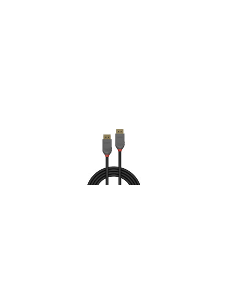 Lindy 36481 cable DisplayPort 1 m Negro, Gris