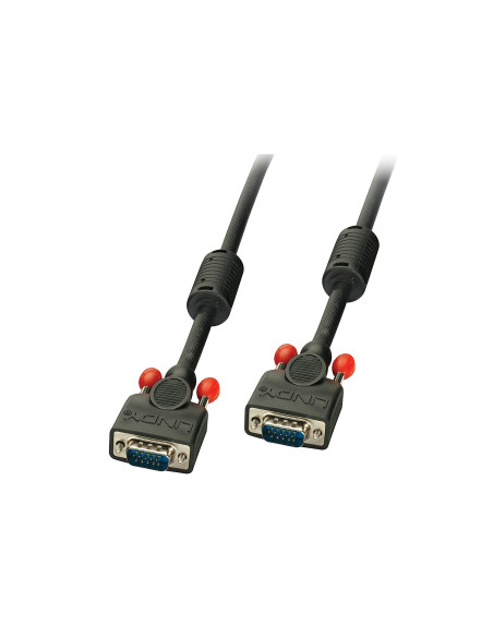 Lindy 36371 cable VGA 0,5 m VGA (D-Sub) Negro