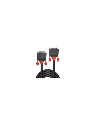 Lindy 36254 cable DVI 5 m DVI-D Negro