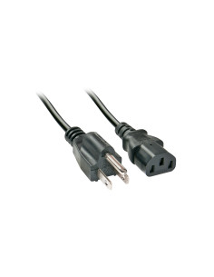 Lindy 30338 cable de transmisión Negro 2 m C13 acoplador