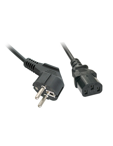 Lindy 30337 cable de transmisión Negro 5 m CEE7/7 C13 acoplador