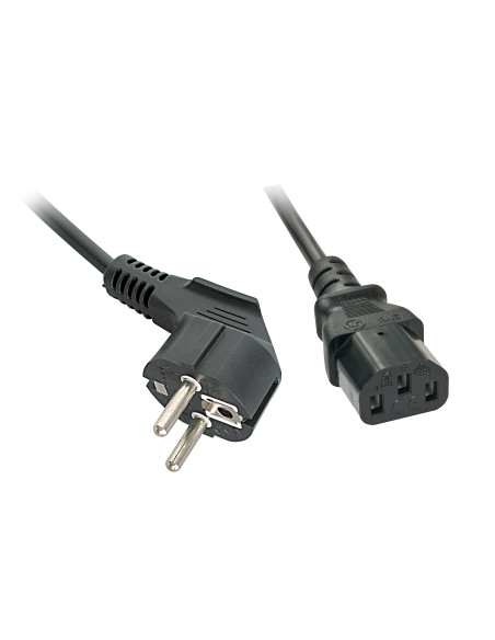 Lindy 30337 cable de transmisión Negro 5 m CEE7/7 C13 acoplador