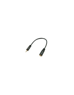 Lindy 35698 cable de audio 0,2 m 2,5mm 3,5mm Negro 2