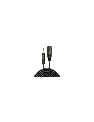 Lindy 35654 cable de audio 5 m 3,5mm Negro
