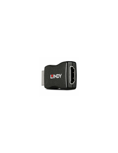 Lindy 32104 cambiador de género para cable HDMI-A Negro