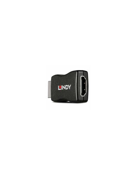 Lindy 32104 cambiador de género para cable HDMI-A Negro