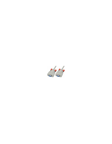 Lindy 3m Null modem cable cable de serie Blanco