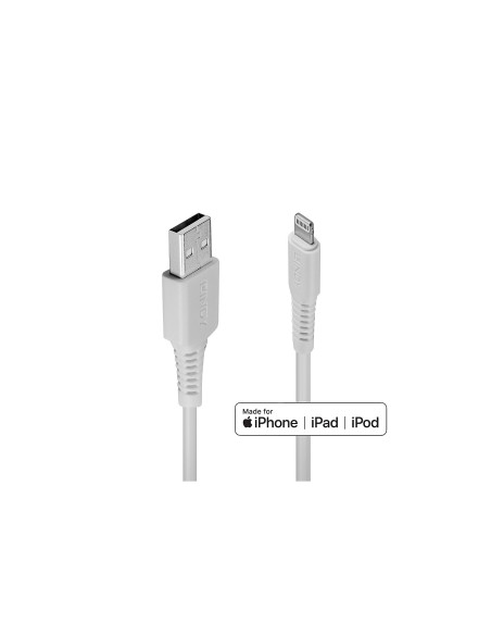 Lindy 31326 cable de conector Lightning 1 m Blanco