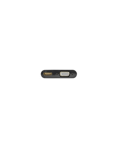 Ewent EC1457 adaptador de cable de vídeo DisplayPort HDMI + VGA