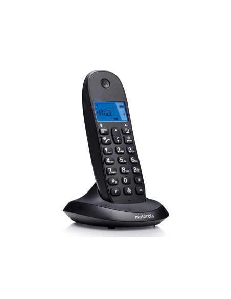 TELEFONO FIJO INALAMBRICO MOTOROLA C1001 CB+ NEGRO