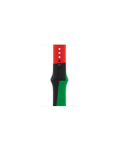 Apple MUQ73ZM/A Accesorios para dispositivos vestibles inteligentes Grupo de rock Negro, Verde, Rojo Fluoroelastómero