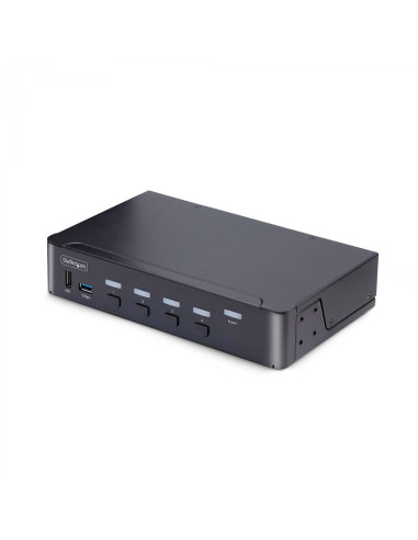 StarTech.com Switch Conmutador KVM DisplayPort de 4 Puertos -