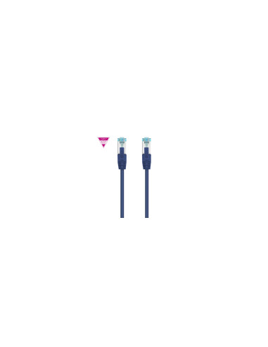Nanocable Cable de Red Cat.7 600MHZ LSZH SFTP PIMF AWG26, Azul, 30 cm