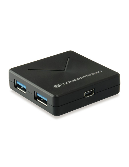 Conceptronic HUBBIES02B hub de interfaz USB 3.2 Gen 1 (3.1 Gen 1)