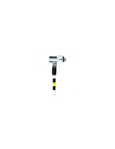 Mobilis 001272 cable antirrobo Negro, Blanco, Amarillo 2 m