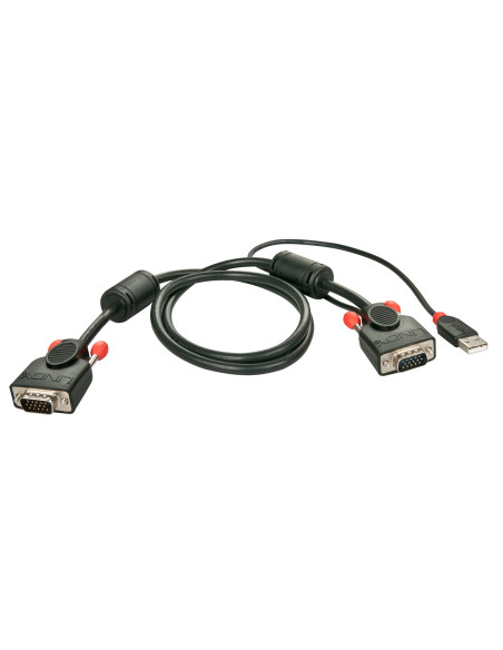 Lindy 33770 cable VGA 1 m VGA (D-Sub) Azul