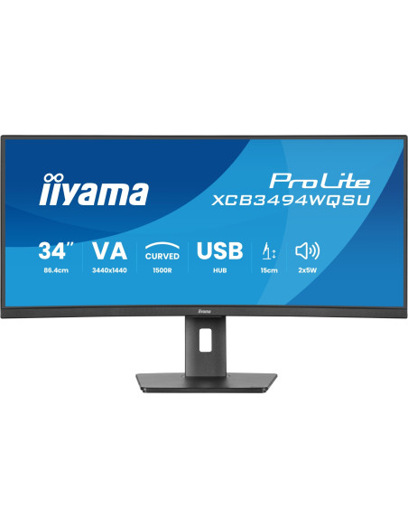 iiyama ProLite XCB3494WQSU-B1 pantalla para PC 86,4 cm (34") 3440 x