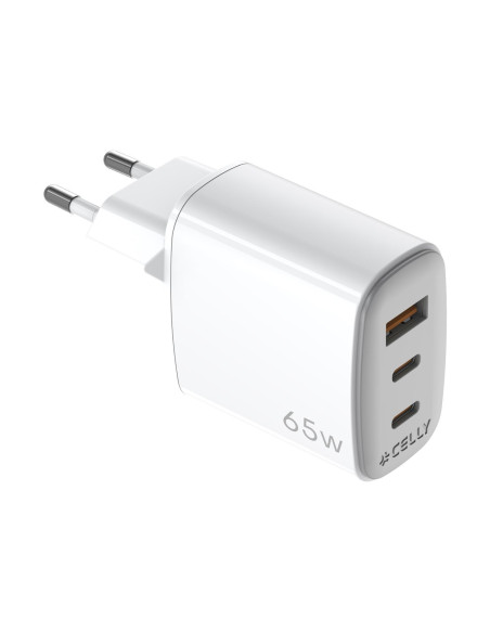 Celly UPTC1USB2USBC65 cargador de dispositivo móvil Smartphone,