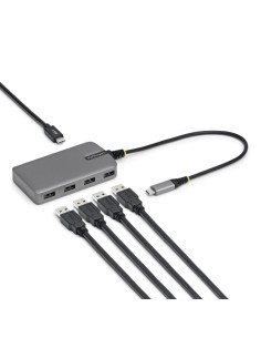 StarTech.com Hub USB-C de 4 Puertos USB-A - Ladrón USB USB Tipo C a