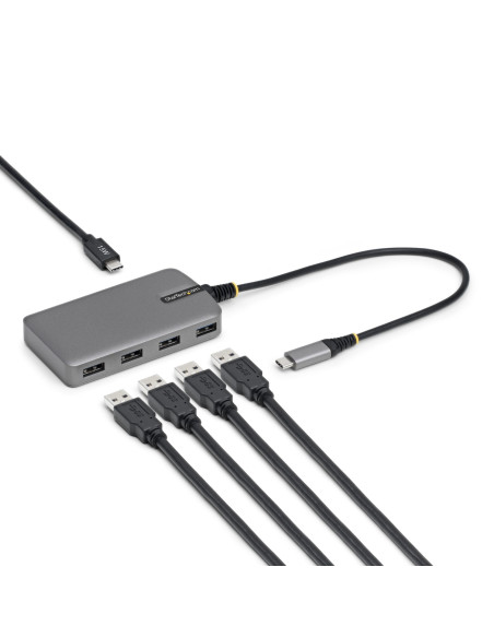 StarTech.com Hub USB-C de 4 Puertos USB-A - Ladrón USB USB Tipo C a