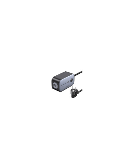 Ugreen DigiNest Pro 1 salidas AC Tipo C 1,8 m 4 3680 W Negro