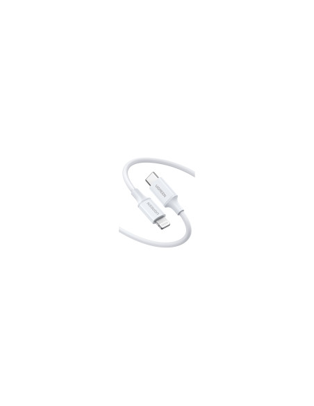 Ugreen 10493 cable de conector Lightning 1 m Blanco
