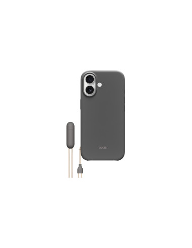 Apple MGY54LL/A funda para teléfono móvil 16 cm (6.3") Granito, Gris