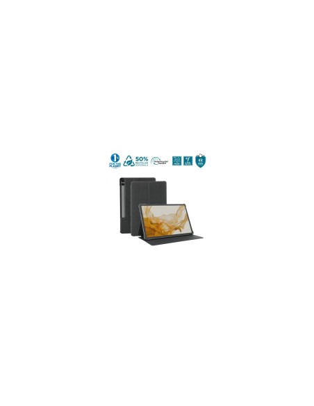 Mobilis 068016 funda para tablet 31,5 cm (12.4") Folio Negro