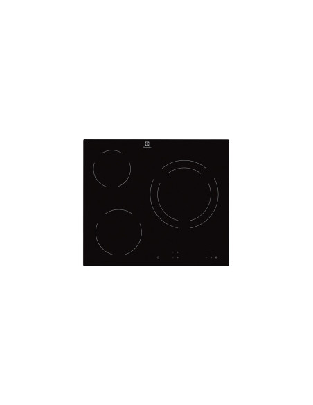 Electrolux EHF6231IOK hobs Negro Integrado 3 zona(s)