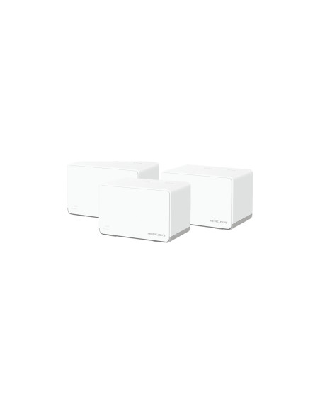 Mercusys Halo H70X (3-pack) Doble banda (2,4 GHz / 5 GHz) Wi-Fi 6 (802.11ax) Blanco Interno