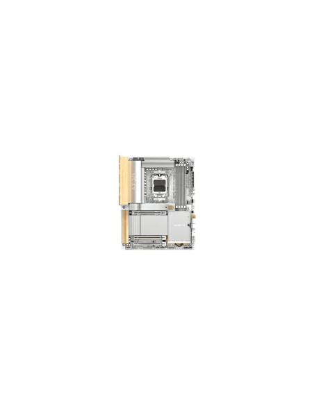 GIGABYTE X870E AERO X3D WOOD Placa Base - Compatible con procesadores