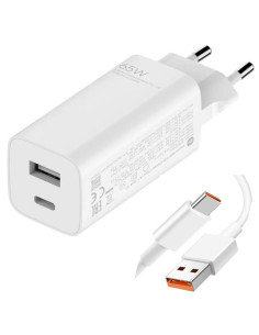 Cargador USB y USB-C 65W+ Cable USB a USB-C Xiaomi (BHR5515GL)