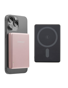Intenso Batería Externa Magnética MW10000 10000 mAh – Compatible con MagSafe, Carga Inalámbrica 15W, USB-C PD 20W, Para iPhone y